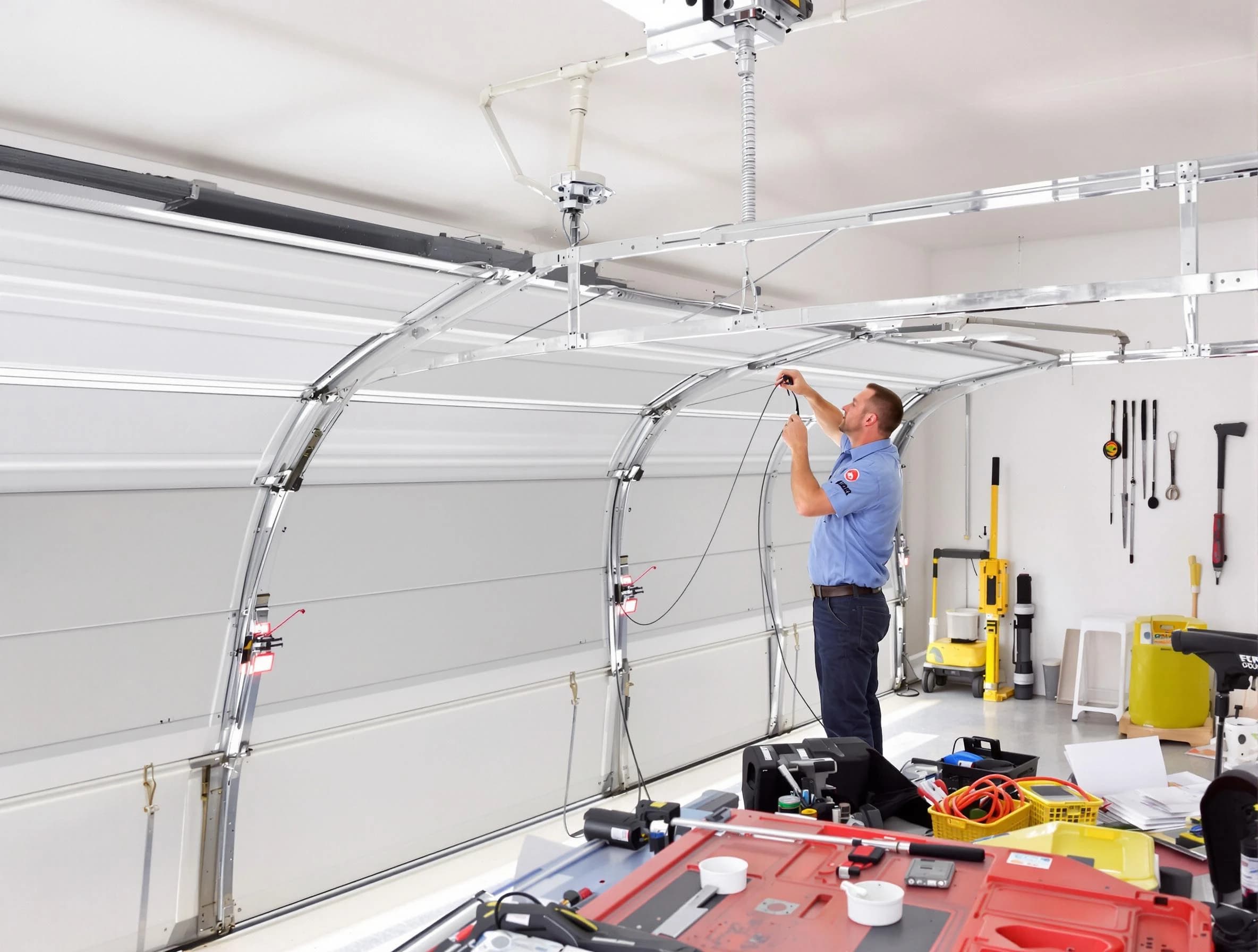 Garage door cable repair service by Roy Garage Door Repair in Roy