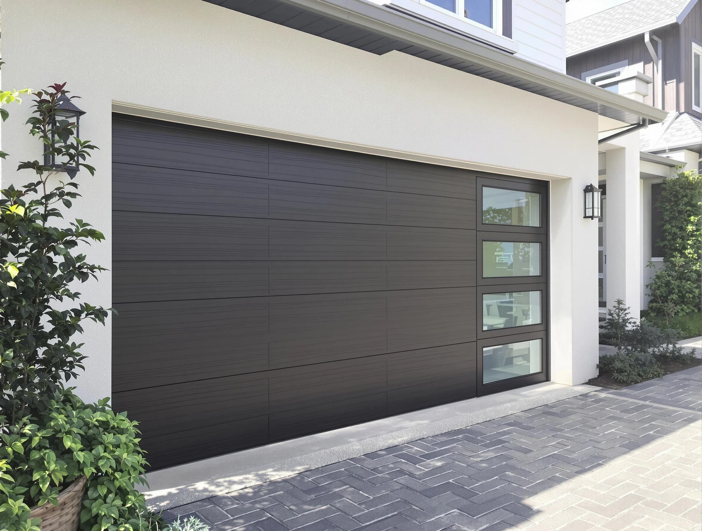 Custom garage door installation by Roy Garage Door Repair in Roy