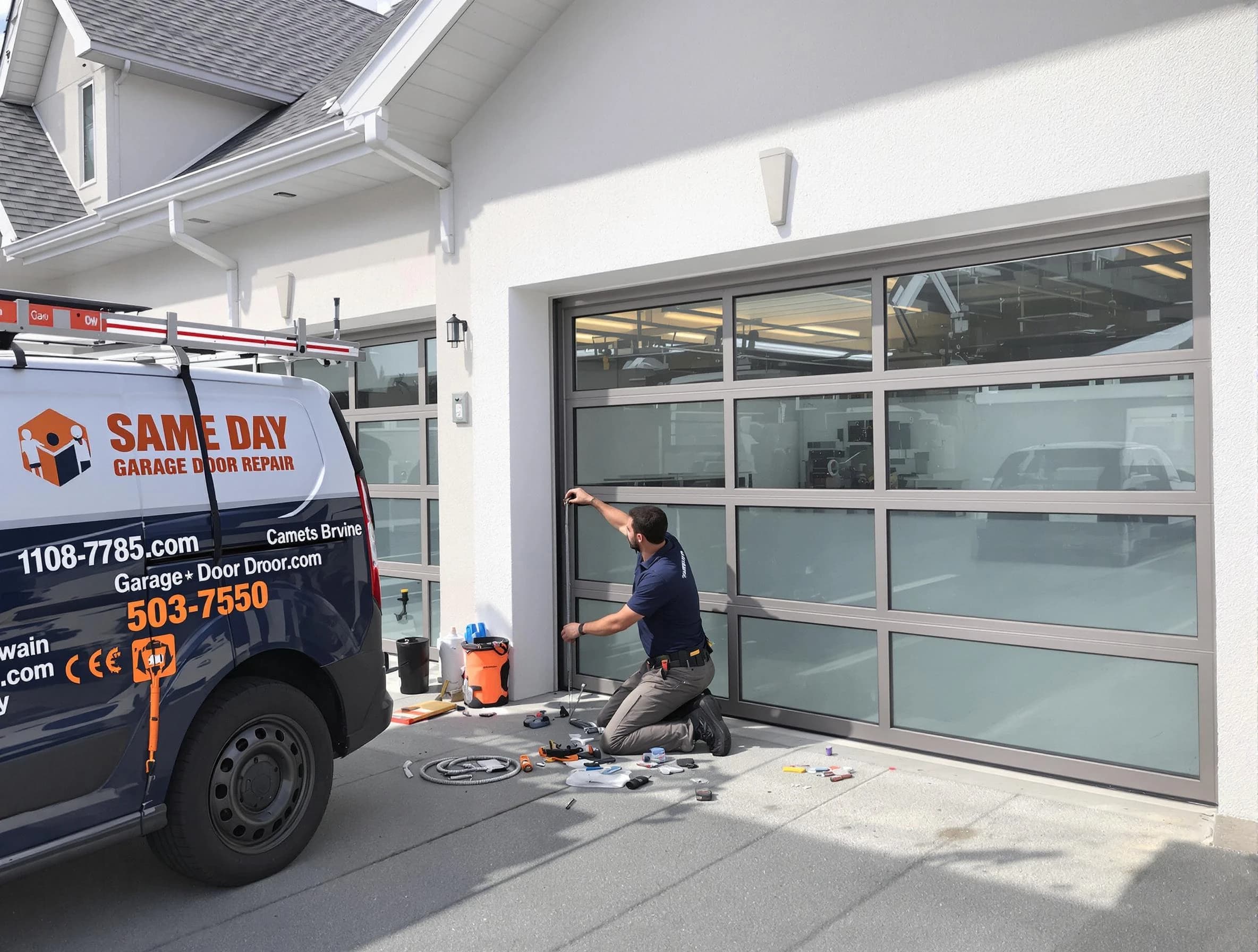 Same-day garage door repair service by Roy Garage Door Repair in Roy