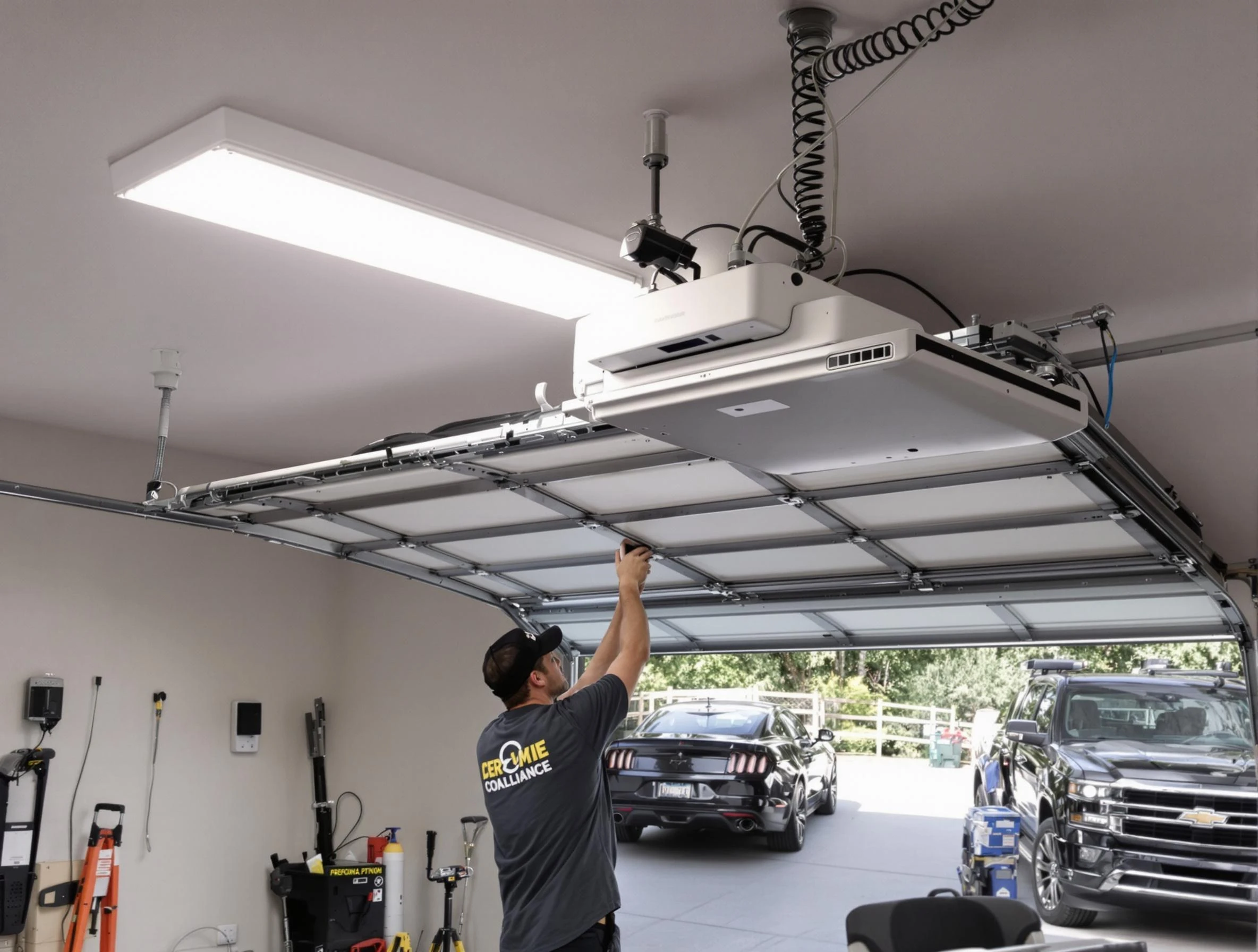 Garage Door Opener Installation in Roy