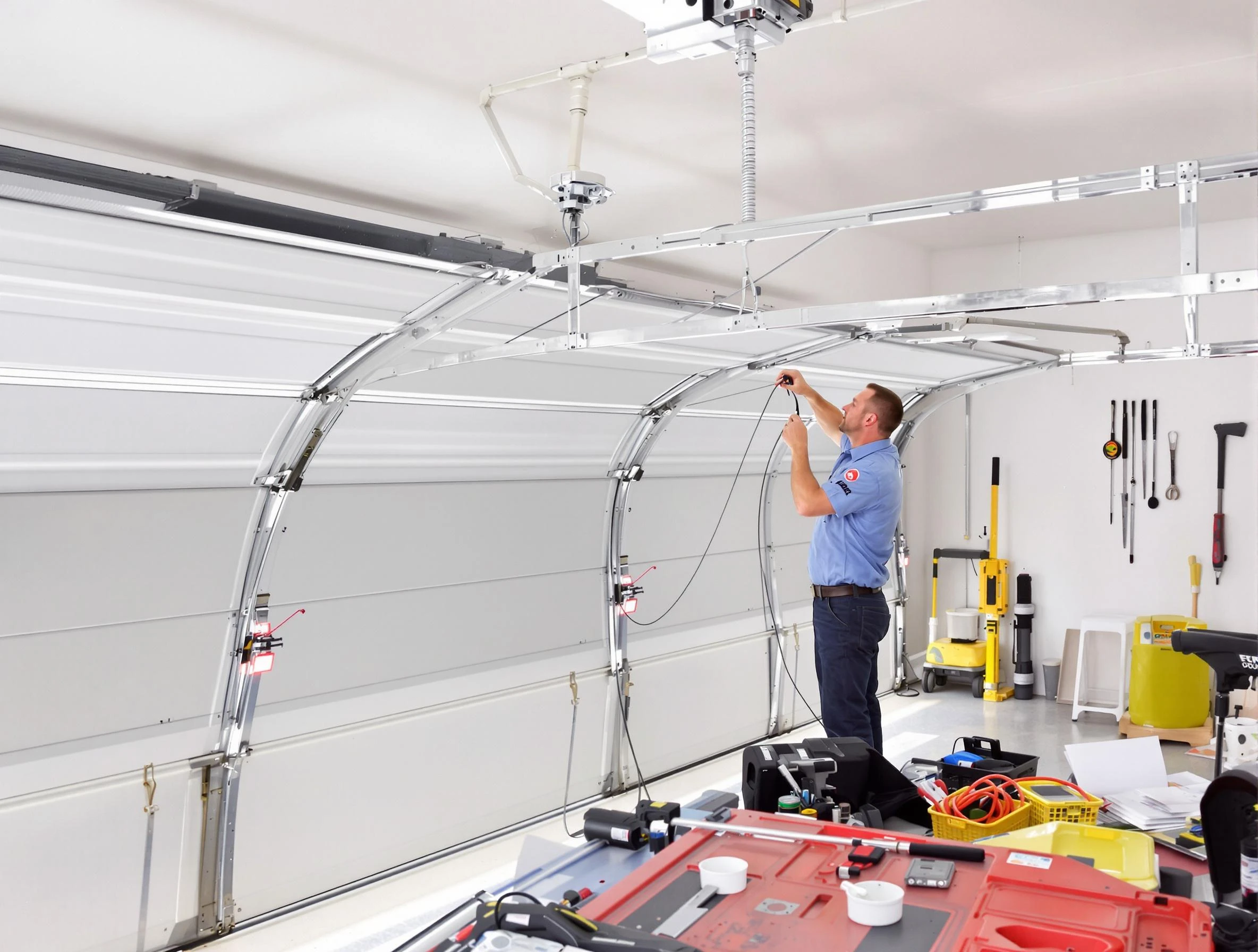 Garage door cable repair service by Roy Garage Door Repair in Roy