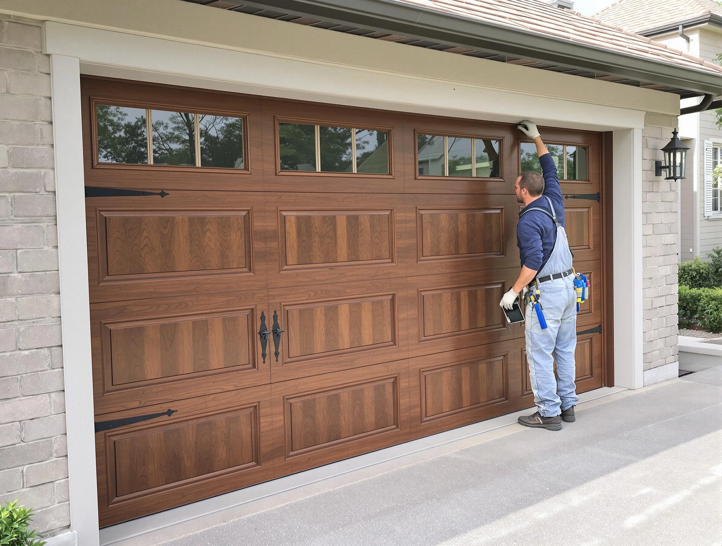Custom garage door showcase by Roy Garage Door Repair in Roy