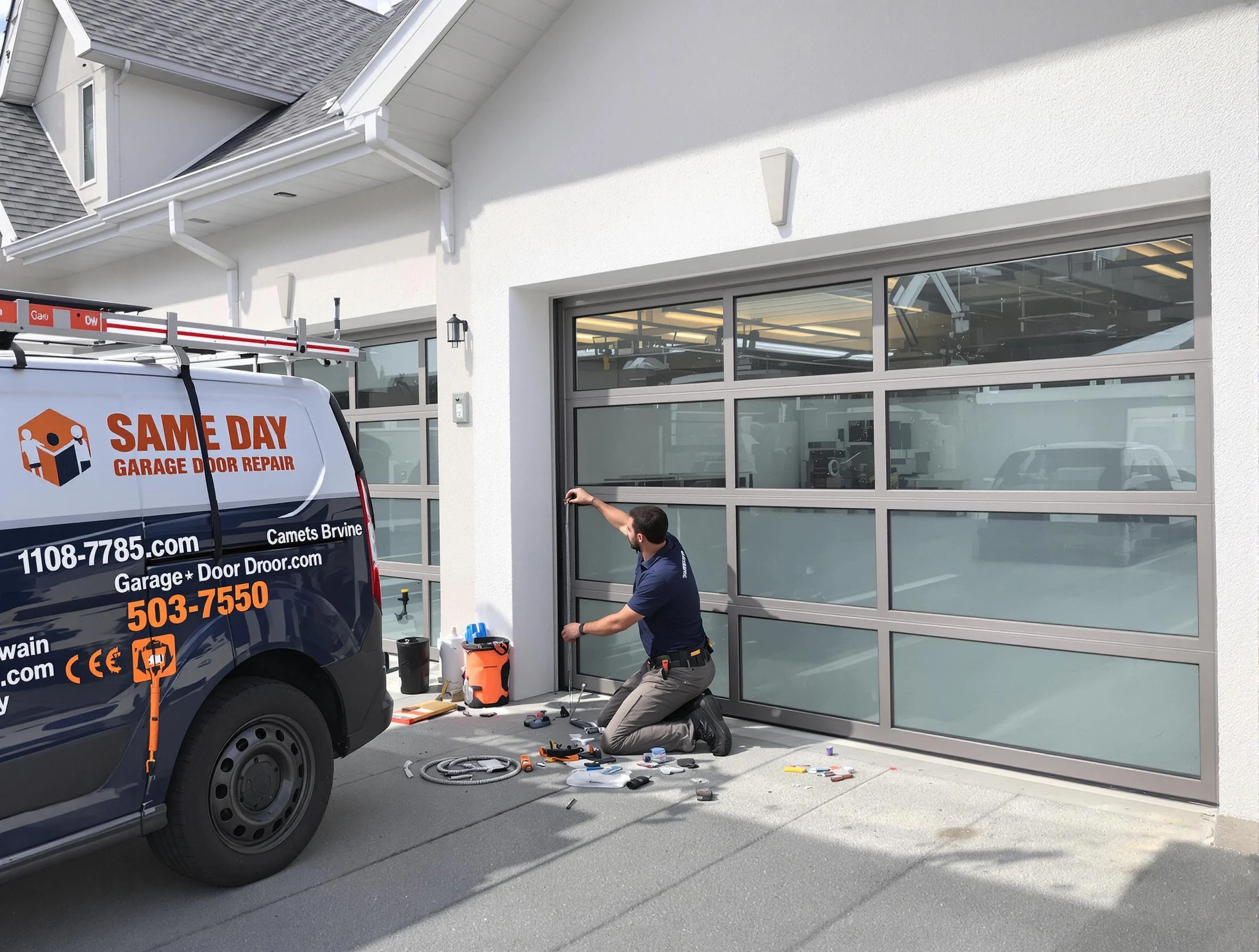 Same-day garage door repair service by Roy Garage Door Repair in Roy